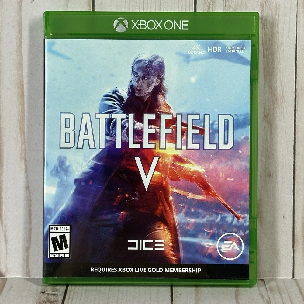 Battlefield 1 & Battlefield V Microsoft Xbox One Game CIB 2‎ Lot